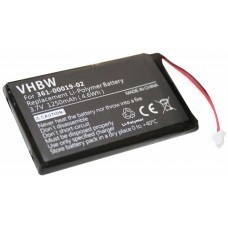 Batterie VHBW adaptée pour Garmin Nüvi 300/600, 1250mAh