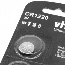VHBW CR1220 Pile bouton au lithium 3 V, ensemble de 5 économies