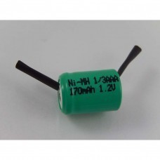Batterie VHBW 1 / 3AAA avec cosse à souder en forme de U, NiMH, 1,2V, 170mAh
