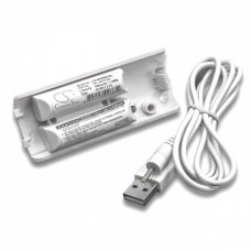 Batterie adaptée à la manette Nintendo Wii avec câble de chargement USB