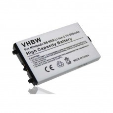 Batterie VHBW adaptée pour Nintendo DS NDS, 800mAh