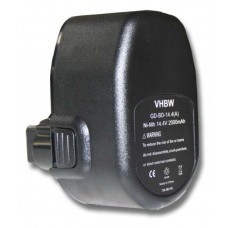 Batterie VHBW pour Black & Decker PS140A, 14.4V, NiMH, 2000mAh