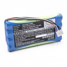 Batterie pour Fukuda CardiMax FX-7100, 9.6V, NiMH, 4000mAh