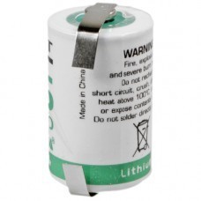 Saft LS14250CNR 1 / 2AA Batterie au lithium avec étiquettes de soudure en forme de U