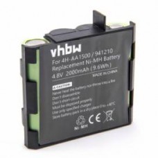 Batterie pour Compex Energy, Edge, Fit, 4.8V, NiMH, 2000mAh