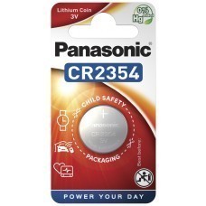Pile au lithium Panasonic CR2354 avec évidement au pôle négatif, blister