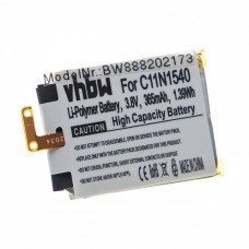 Batterie VHBW pour Asus Watch C11N1540, 365mAh