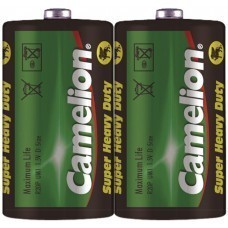 Pile Camelion R20 zinc-carbone D / Mono 2 pièces