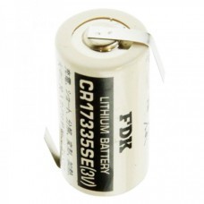 FDK / Panasonic CR17335 Pile au lithium 2 / 3A avec cosses à souder en forme de Z