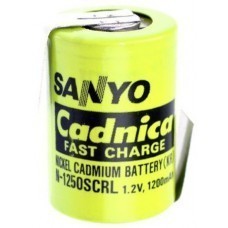 FDK / Panasonic N-1250SCRL 4/5 batterie Sub-C avec étiquettes de soudure