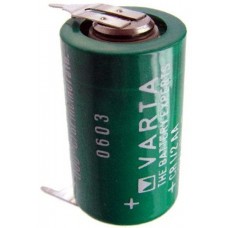 Batterie au lithium Varta CR1 / 2AA 6127 avec étiquette de soudure à 3 impressions