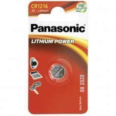 Pile bouton au lithium Panasonic CR1216