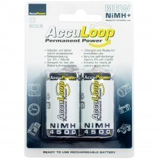 AccuPower Batterie AccuLoop AL4500-2 C / Baby / LR14 Ready2Use