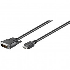 Câble HDMI avec connecteur DVI-D Longueur de câble 1 mètre