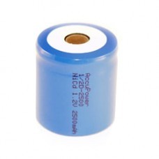 Batterie AccuPower Flat Top NiCd 1.2V 1 / 2D dans une gaine en plastique