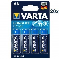 Varta 4906 Paquet de 4 piles AA / Mignon / LR6 hautes énergies