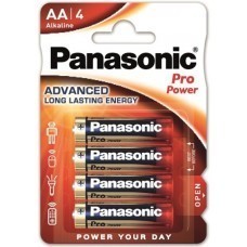 Paquet de 4 piles AA Pro / AAA / Mignon / LR06 de Panasonic