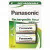 Paquet de 2 piles rechargeables Accu Power C / bébé P14P de Panasonic