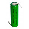 Batterie AccuPower Flat Top NiMH 1,2V AA / Mignon avec patte à souder en forme de Z