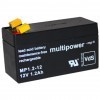 Batterie au plomb Multipower MP1.2-12 12Volt