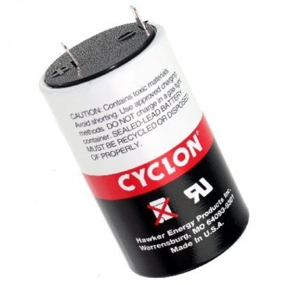 Hawker Cyclon batteria X piombo 0800-0004 dimensione