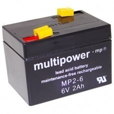 Multipower MP2-6 batteria al piombo