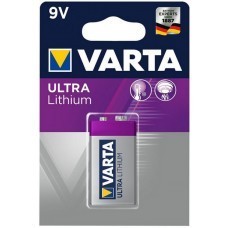 batteria blocco Varta professionale litio 9V