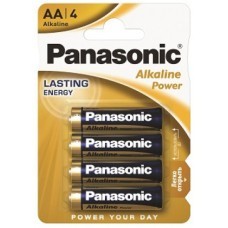 Panasonic alcaline Potenza AA / Mignon LR6APB batteria 4-Pack