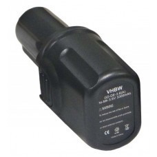 Batteria VHBW per Dewalt DC600, 3,6 V, NiMH, 3300 mAh