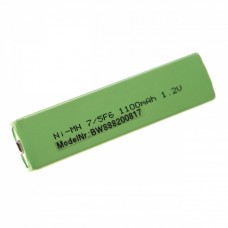 Batteria VHBW 7 / 5F6, pulsante superiore, NiMH 1.2V 1100mAh
