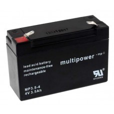Multipower MP3.5-4 batteria al piombo 4V