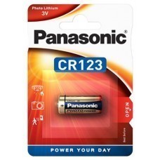 Panasonic CR123A, CR123 Foto di alimentazione batteria al litio