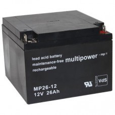 batteria al piombo 12V Multipower MP26-12