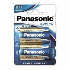 pacco batterie Panasonic Evoia D / Mono Alkaline 2