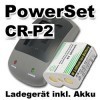 AccuPower caricatore rapido CR-P2P PowerSet incl. Li-ion