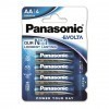 batteria alcalina Panasonic Evoia AA / AA 4-Pack