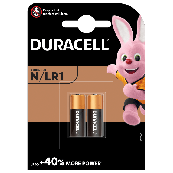 Batería alcalina Duracell Lady / N / LR1, paquete de 2