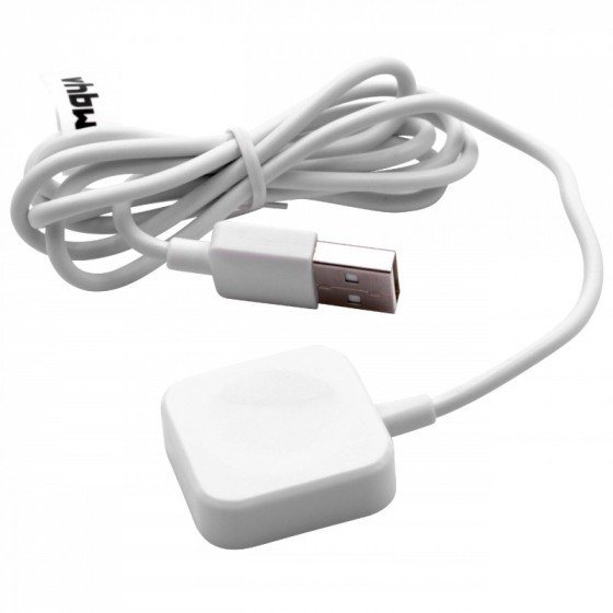 Estación de carga USB blanca para Apple Watch 1, 2, 3
