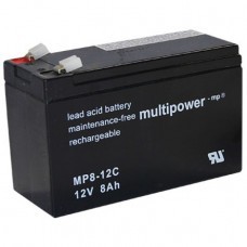 Multipower MP8-12C plomo-ácido de la batería
