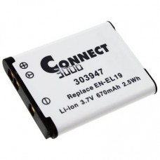 AccuPower batería adecuada para Nikon EN-EL19, CoolPix S3100
