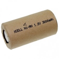 XCell X3000SCR batería sub-C en la chaqueta de cartón
