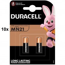 Duracell batería MN21, A23, V23GA, GP23A, K23A, E23A 10x 2-Ampolla