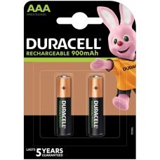 Batería recargable AAA, Micro, HR03 de Duracell 900 mAh, paquete de 2