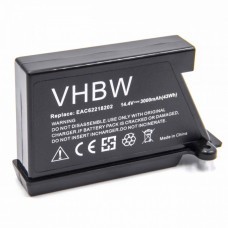 Batería VHBW para robots aspiradores LG como EAC60766101, 3000mAh, Li-Ion, 14.4V