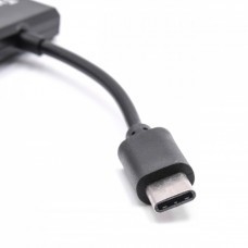 Cable adaptador / concentrador de USB tipo C a 2x USB, 1x Micro USB
