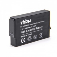 Batería VHBW para GoPro Fusion, ASBBA-001, 2620mAh