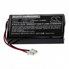 Batería para pulsioxímetro CHARMCARE ACCURO, 503465L90 2S1P, 1200mAh