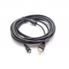 Cable de carga y sincronización mini-USB, 5,0 metros, negro