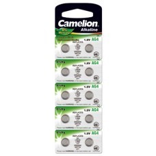 Pila de botón Camelion AG4, 377, LR626, SR66, SR626SW, paquete de 10