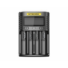 Cargador USB Nitecore UM4 para baterías Li-Ion, IMR, LiFePO4 (18650) NiMH / NiCd